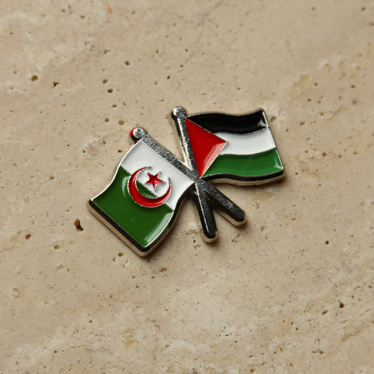 Drapeaux Algérie & Palestine