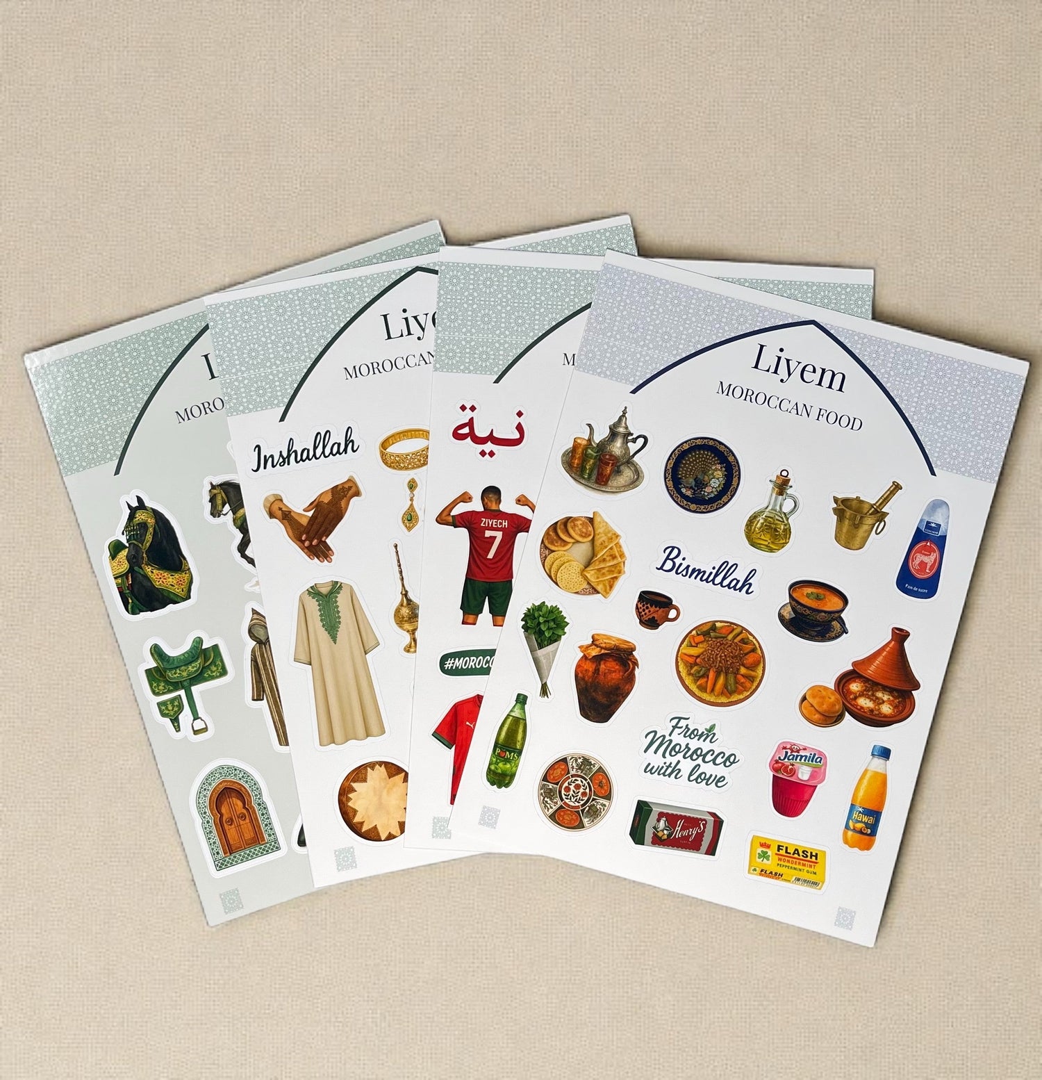 Planches de stickers