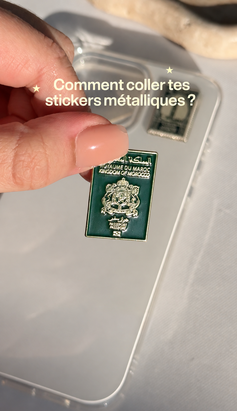 How to apply your sticker?