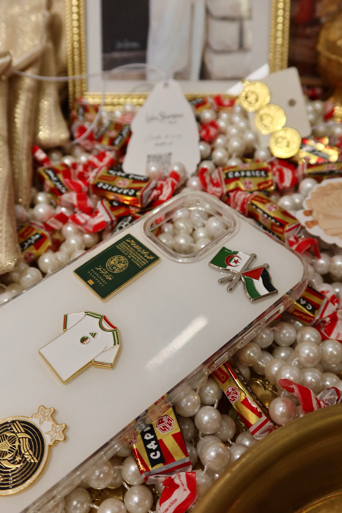 Algeria & Palestine flags – photo 3