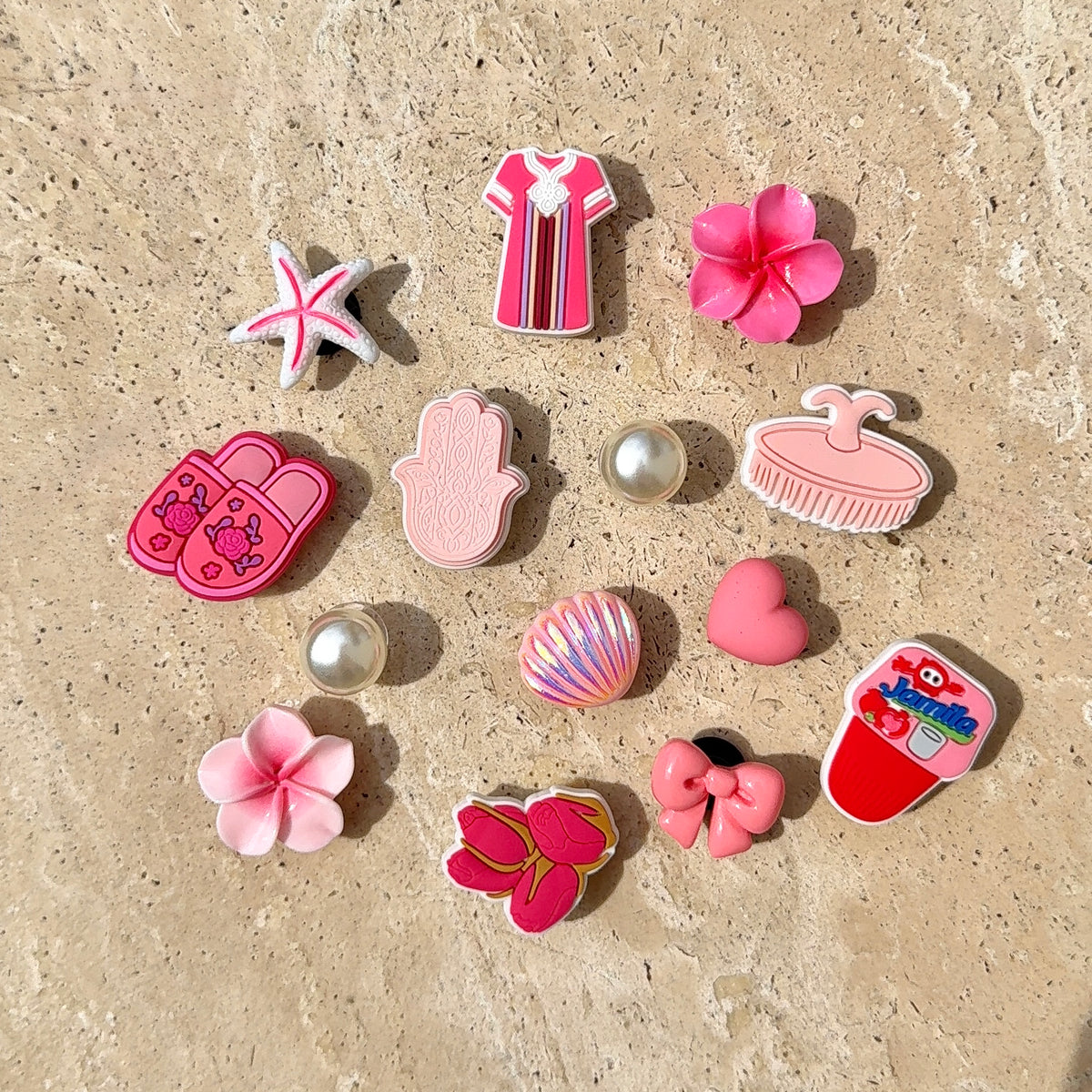 Pack Lalati – 13 Pin's pour Sabots | Charms Féminins Style Marocain